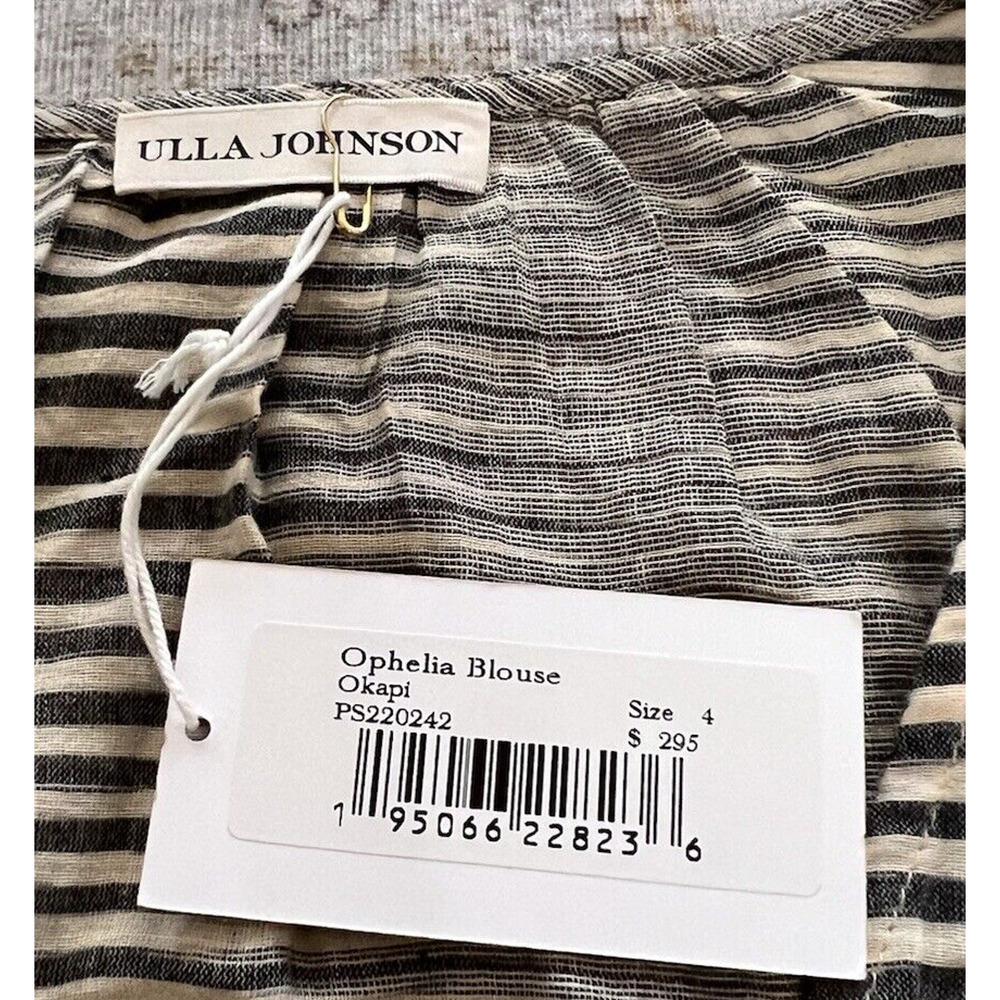 Ulla Johnson Ophelia Blouse Top in Okapi Womens Size 4 NWT - Picture 5 of 10
